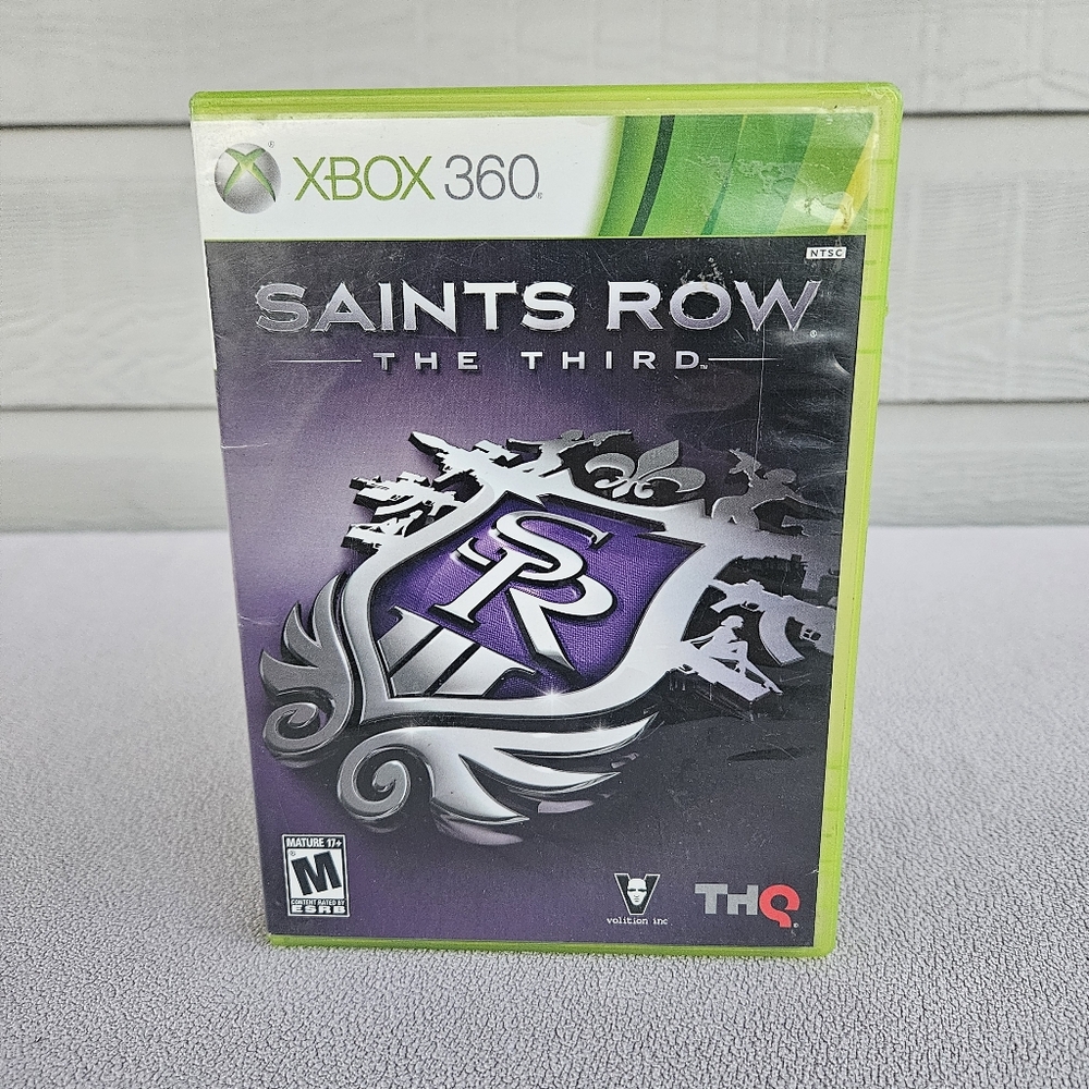 Xbox 360 Saints Row: The Third Microsoft 2011 Complete Manual